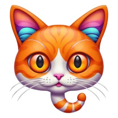 Trippi troppi shrimp cat sticker