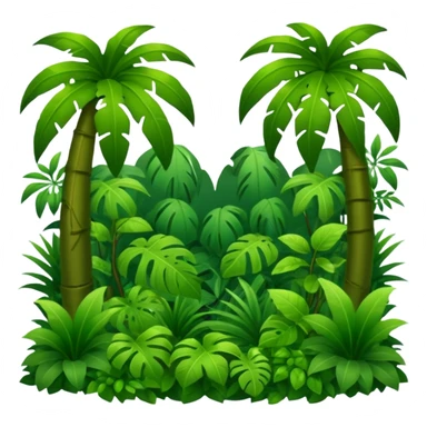 Dense Jungle sticker