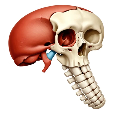 Hueso coxal y articulacion de la cadera sticker