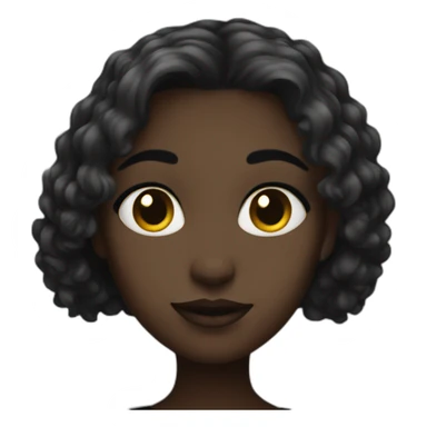 Dark feminine girl sticker