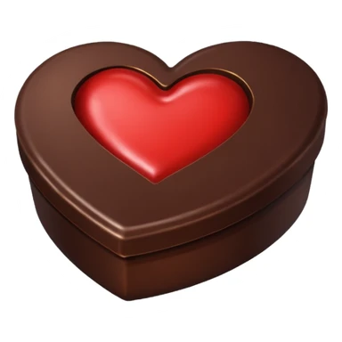 heart shaped box of chocolate sticker