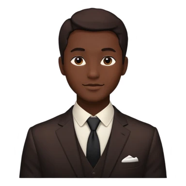 silhouette of a man in a graceful pose posing for the camera sticker