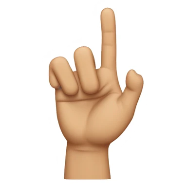 three fingers up like serbian sign  sticker