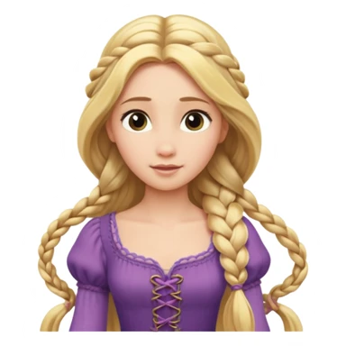 Rapunzel grimm brothers sticker