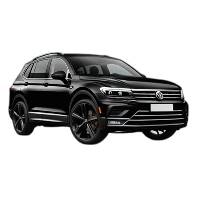Vw tiguan r line 2020 black rims sticker