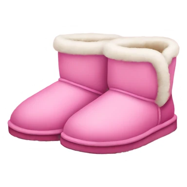 Pink ugg slippers sticker