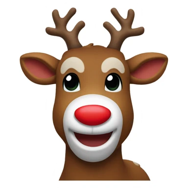 rudolph the red nosed reindeer sticker