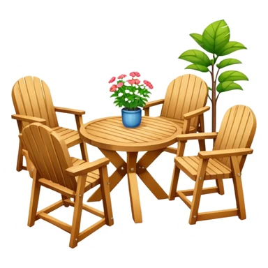 garden furniture sticker