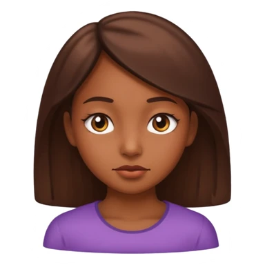 Girl giving the side eye sticker