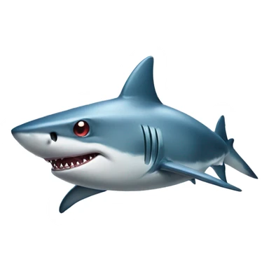 Shark with star on eye  sticker