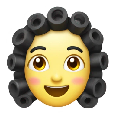 plastic Velcro Curlers sticker