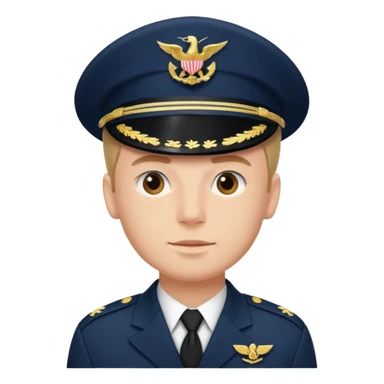 male navy soldier, bulgy face. sticker