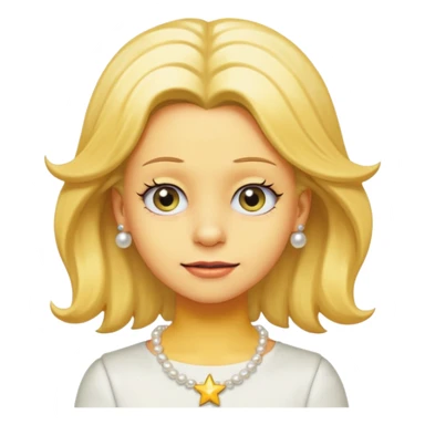 3D emoji head-only, smooth plastic, soft studio light, big round eyes, bold outline, centered, transparent bg,
Lisa Simpson, yellow skin, 8-point star hair, white pearl necklace, child face, overbite, no earrings, no eyelashes, not blonde sticker