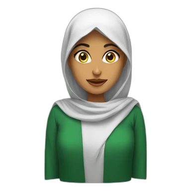 Saudi women sticker