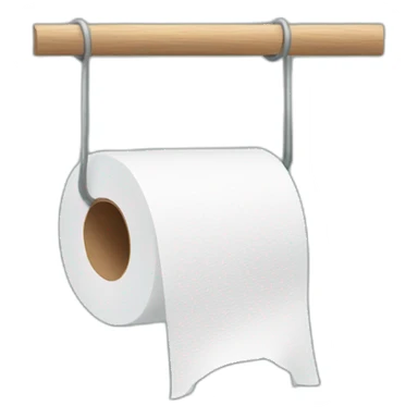 Hanged with toilet paper (joke) sticker
