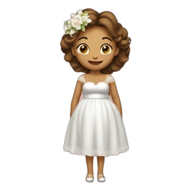 Mariage femme enceinte sticker