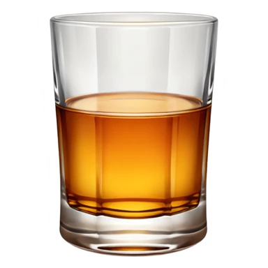glass of whiskey, no splashes sticker