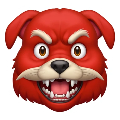 make one sad make one happy and make one mad a dog with red clothers sticker