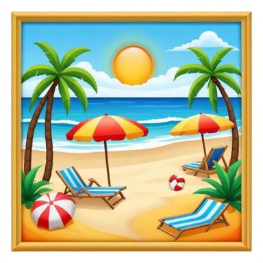 Aestetik playa sticker