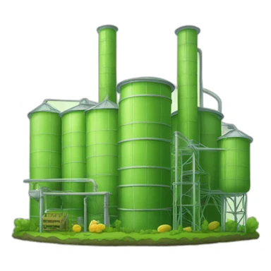 ecological factory of pickles sticker