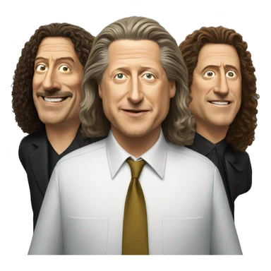 al gore with al pacino and weird al yankovic sticker