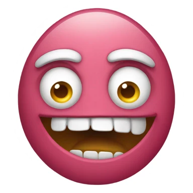 Yellow emoji, drooling, heart eyes sticker