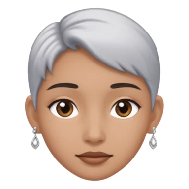 hipster earring sticker