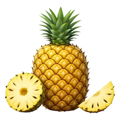 cut pineapple sticker