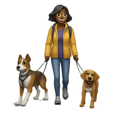Dog walker  sticker