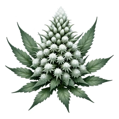 white marijuana sticker