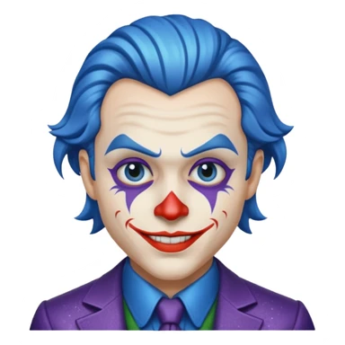 Glitter Blue coringa sticker