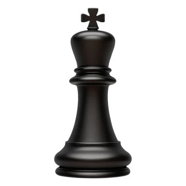 black chess pieces, rook piece sticker