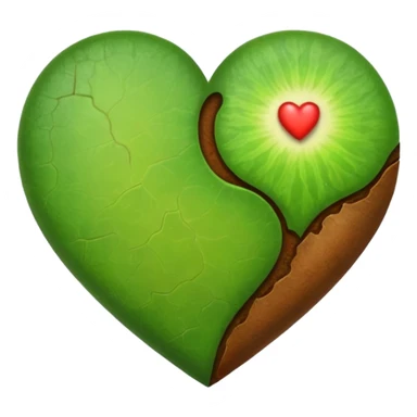 Heart halth green and halth  brow sticker