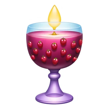 berry chalice overflowing with light nectar sticker
