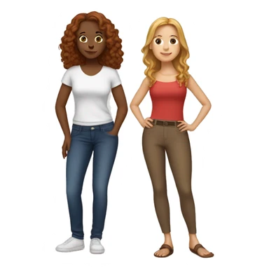 Young moms club with 4 people. 1 being biracial with brown hair. The other 3 being white, 2 of them have red hair and 1 has blonde hair sticker