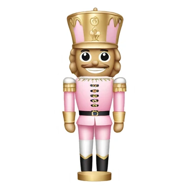 Light pink nutcracker sticker
