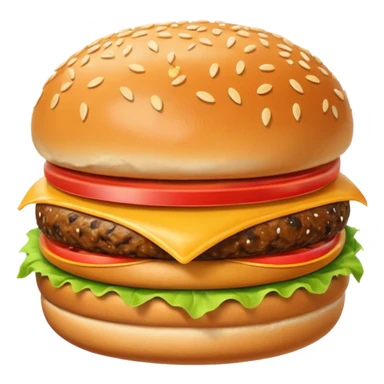 burger bun sticker