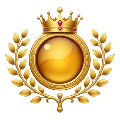 Royal Fancy Deluxe Deco Icon Logo Insignia Symbol sticker