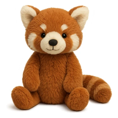 jellycat stuffed plush red panda sticker