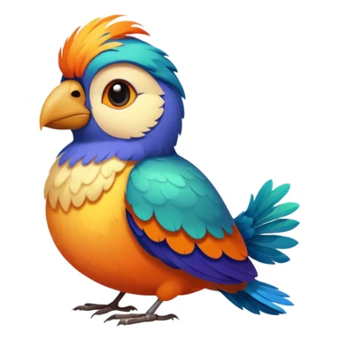 artist bird sticker