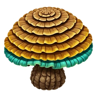 Turkey Tail happy sticker