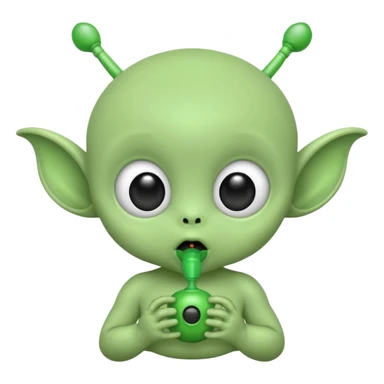 Alien baby with antenna pacifier





 sticker
