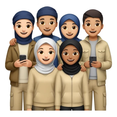 slang Muslim teenagers sticker