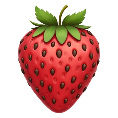 strawberry covered in chocolate sticker