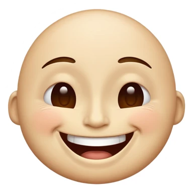 I want an overly excited face that says “I am so excited, I cannot contain. With eyes tightly squeezed closed together and a big grin emoji. With no  eyes  sticker