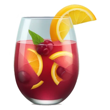 sangria in a glass sticker