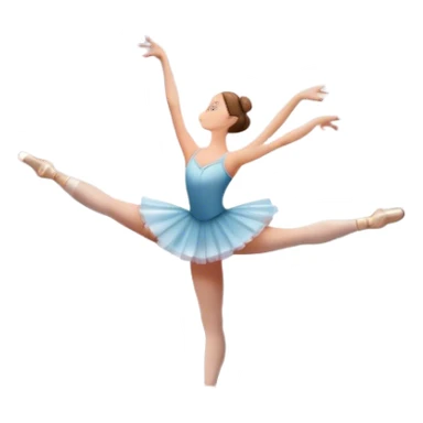 Icon for Ballet: a theater stage with silhouette of a ballerina in an elegant pose, surrounded by spotlight and stage lights. The icon should convey the grace and beauty of ballet, with focus on the dancer and the dramatic lighting. Transparent background. sticker