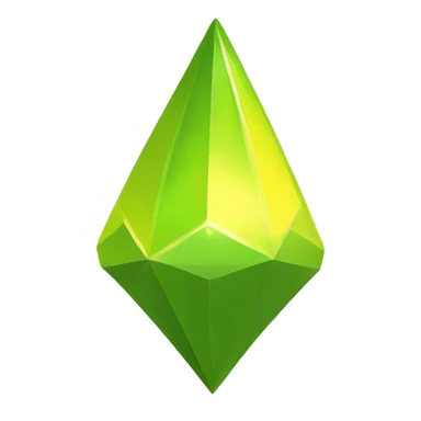 The Sims 4 plumbob  YELLOW sticker