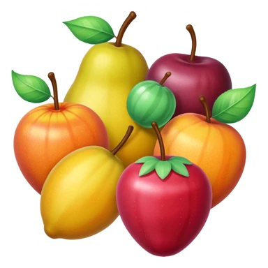 Candy-Coated Fruits sticker