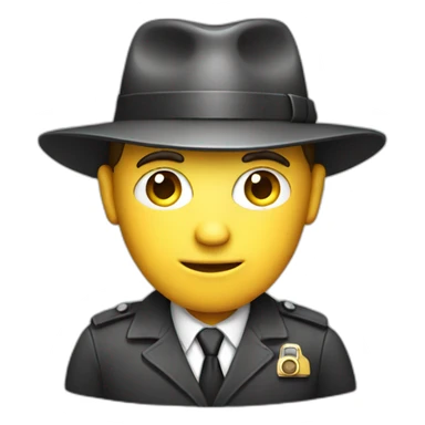 private investigator with a computer sticker